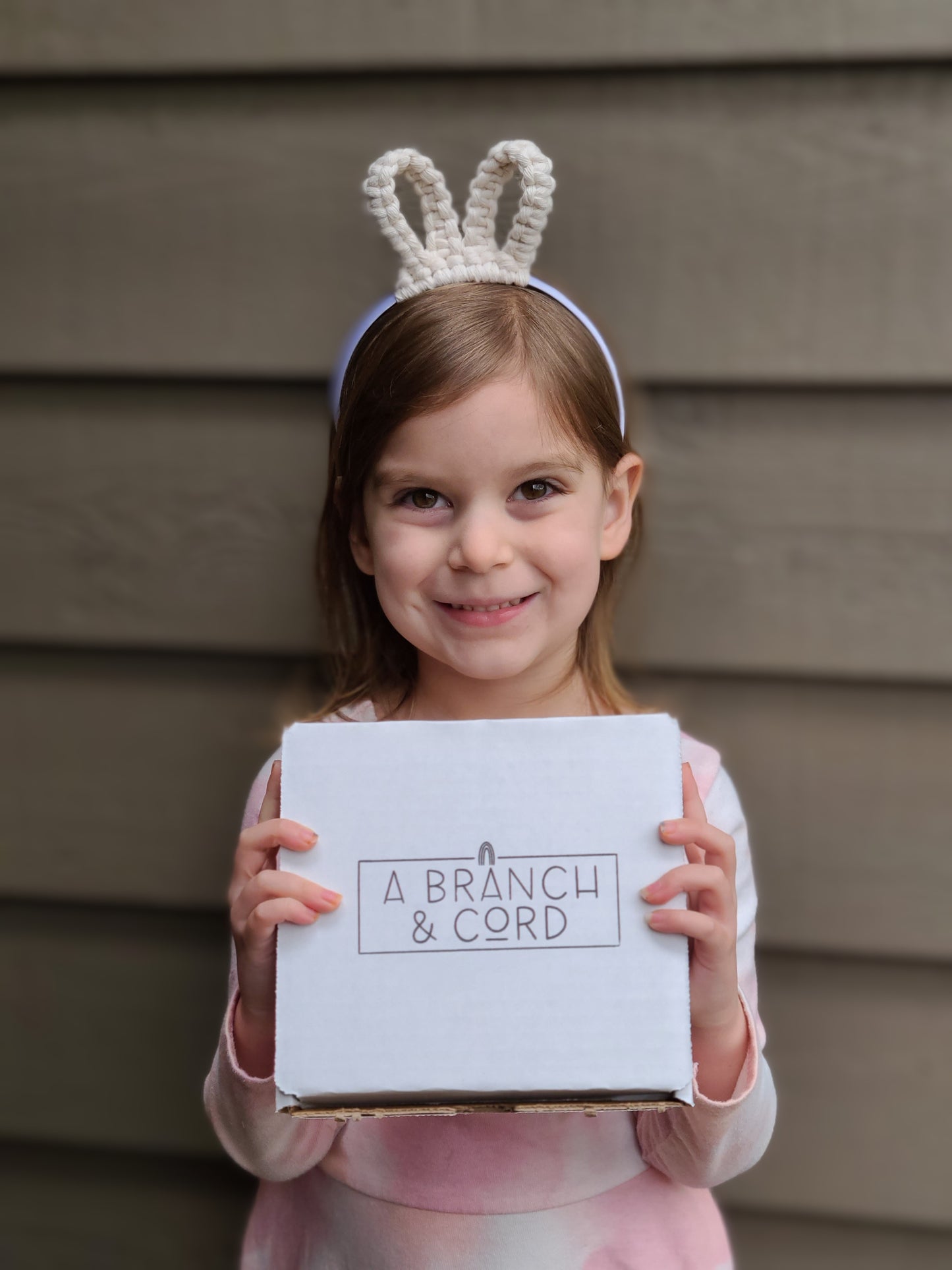 Macrame Easter bunny ears