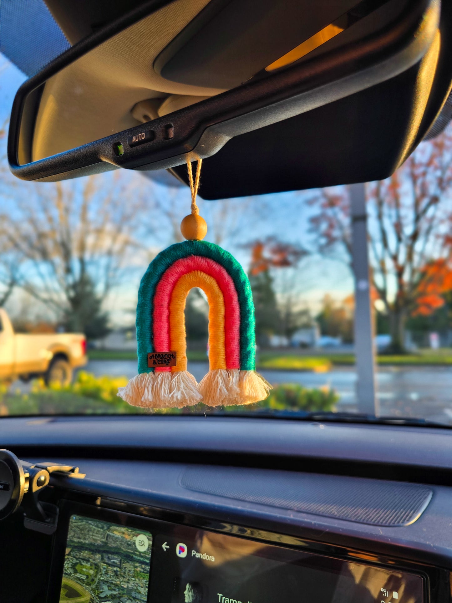 Rainbow macrame diffuser
