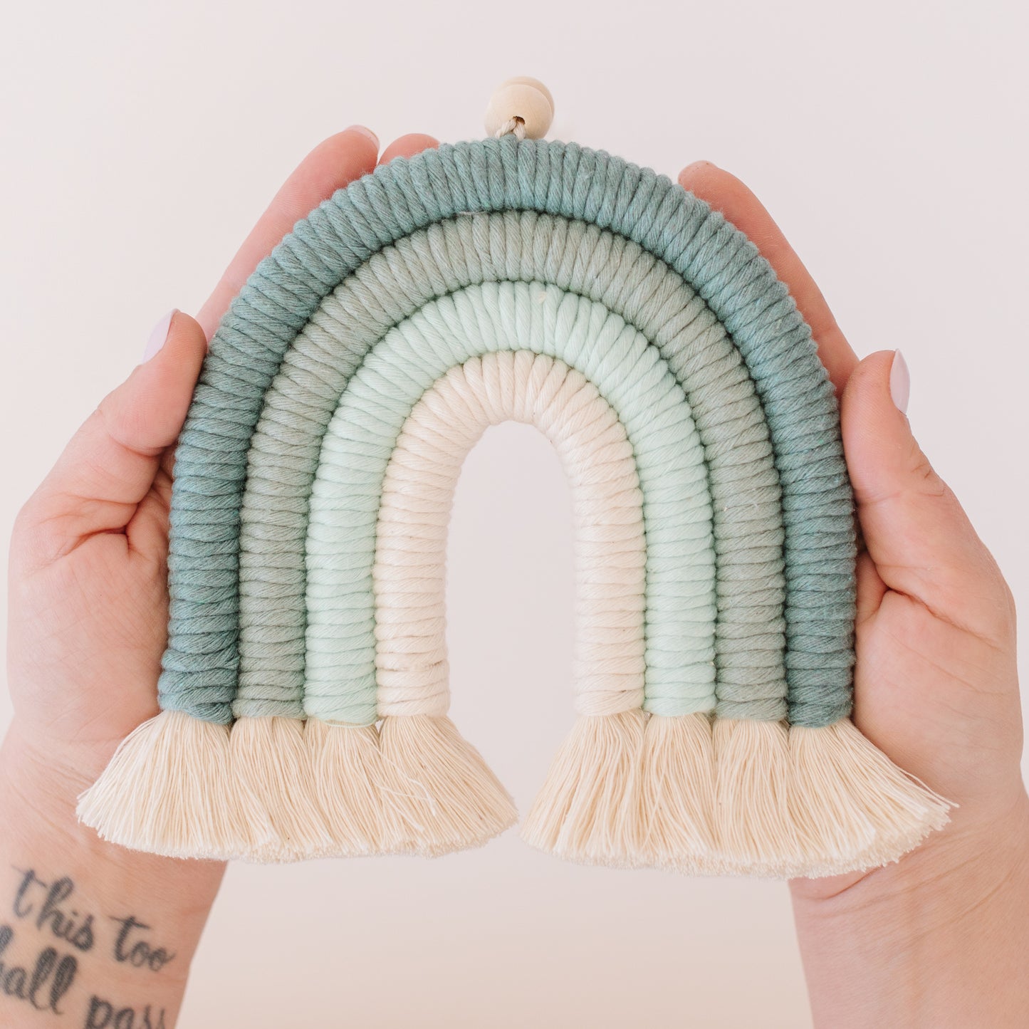 Wall Hanging Rainbow - Jade
