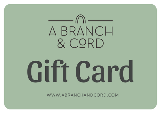 A Branch & Cord Gift Card