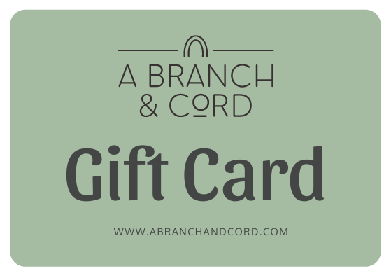 A Branch & Cord Gift Card