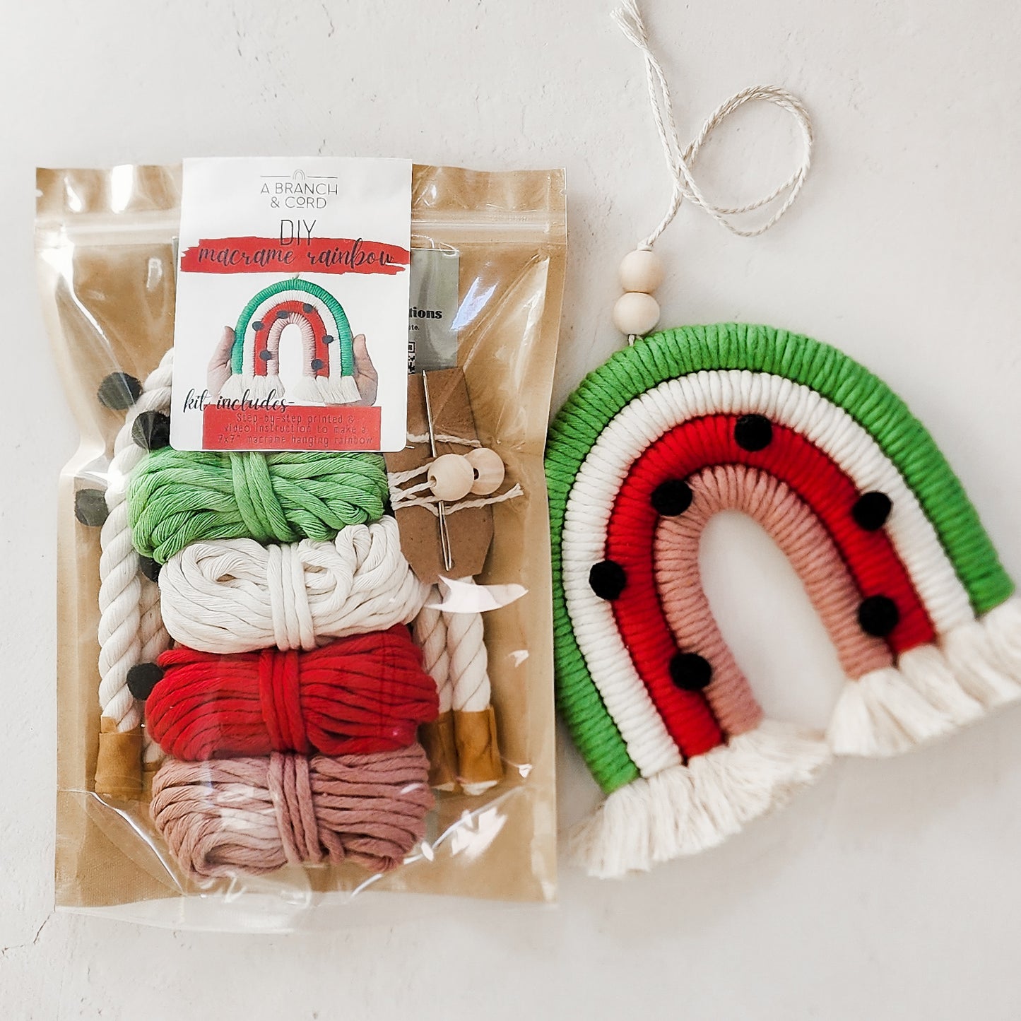 Make Your Own Autumn Rainbow Macrame Craft Kit – MTH Craft Studio