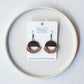 Macrame Knotted Earrings - Circle