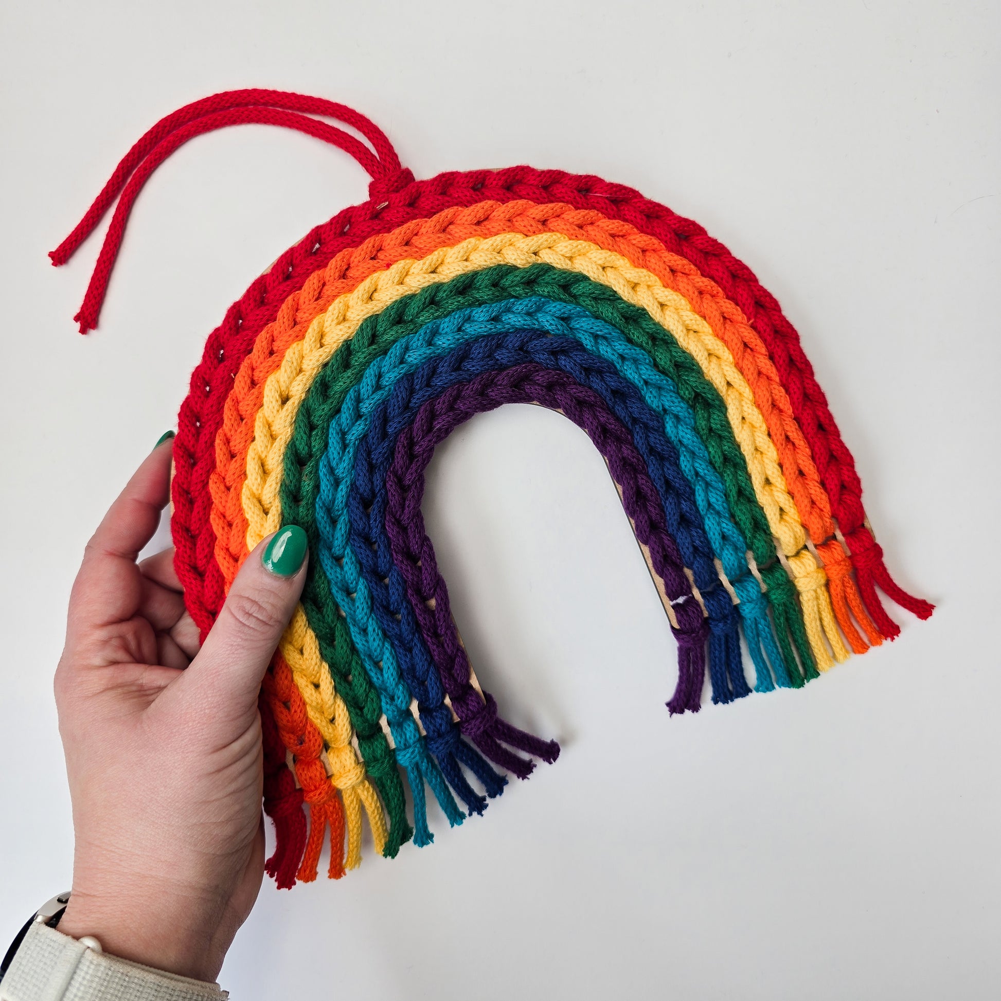 Macrame rainbow