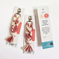 Macrame Knotted Keychain - Mixed Berry