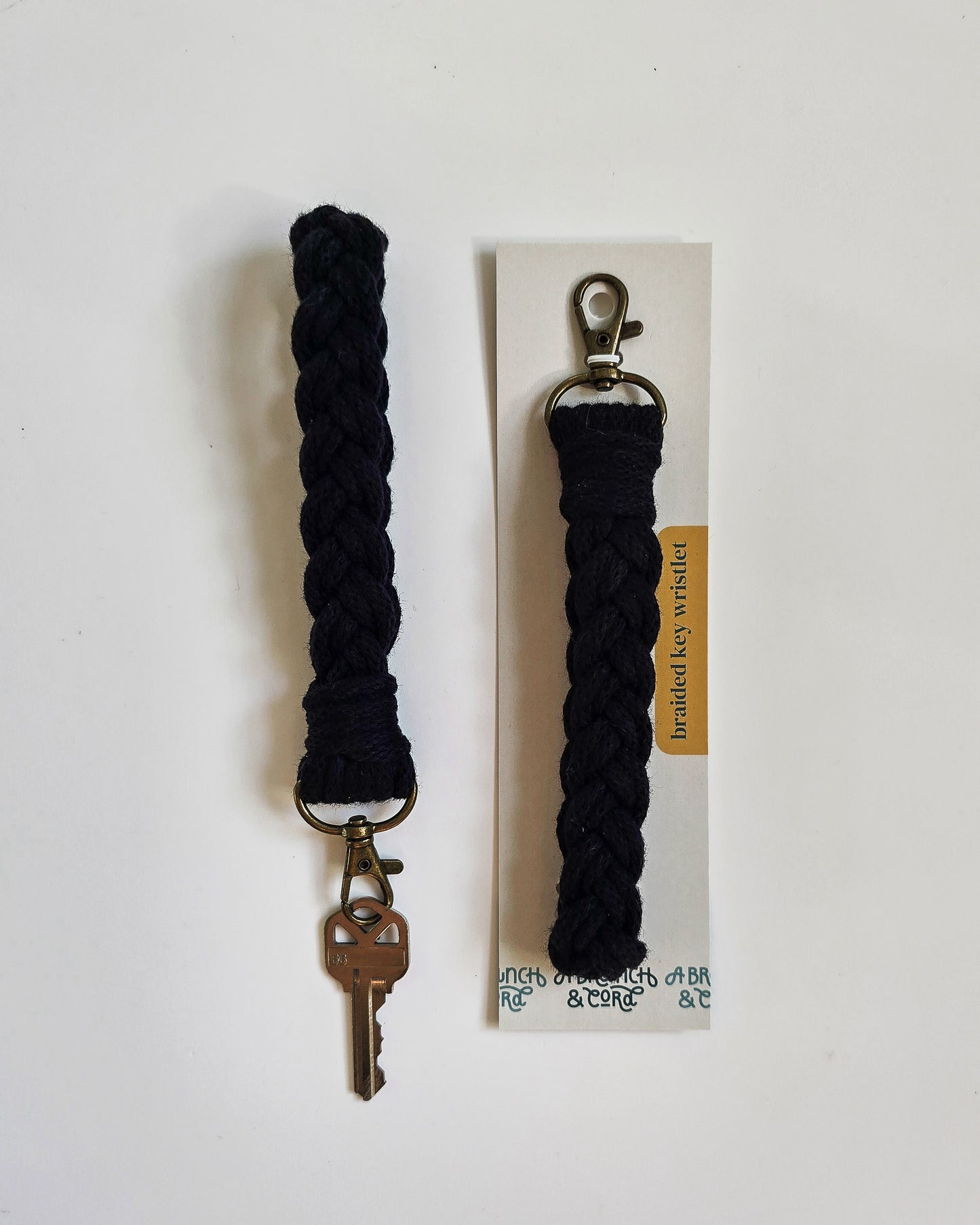 Macrame Braided Key Wristlet