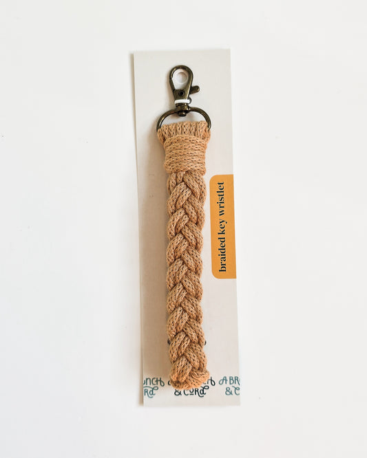 Macrame Braided Key Wristlet