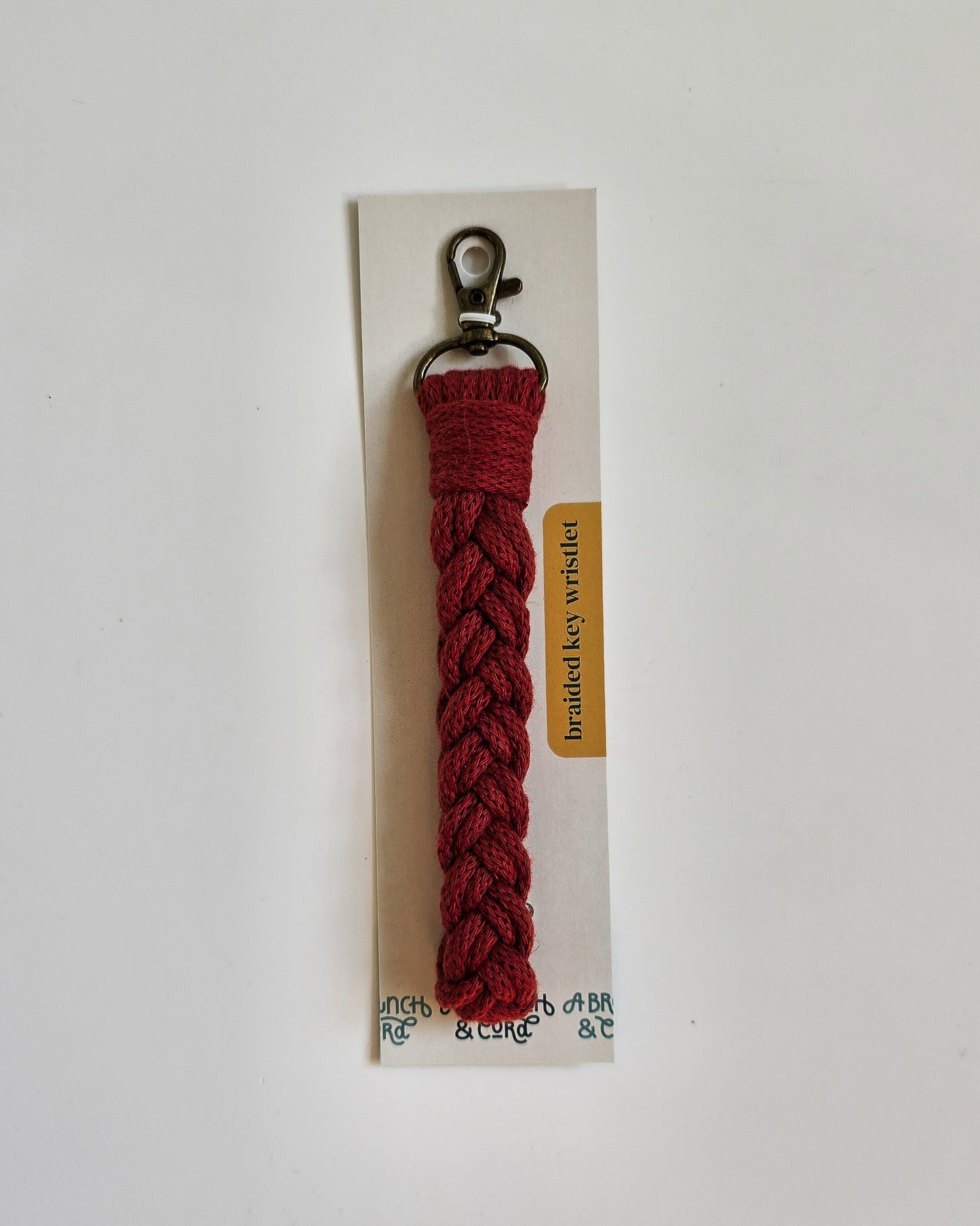 Macrame Braided Key Wristlet