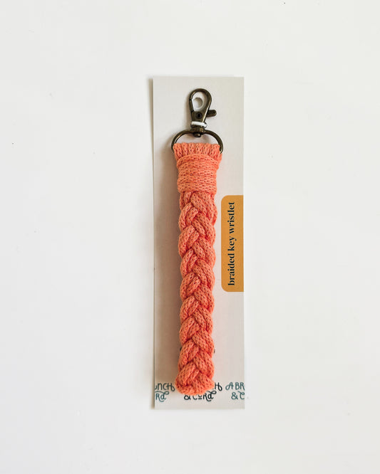 Macrame Braided Key Wristlet