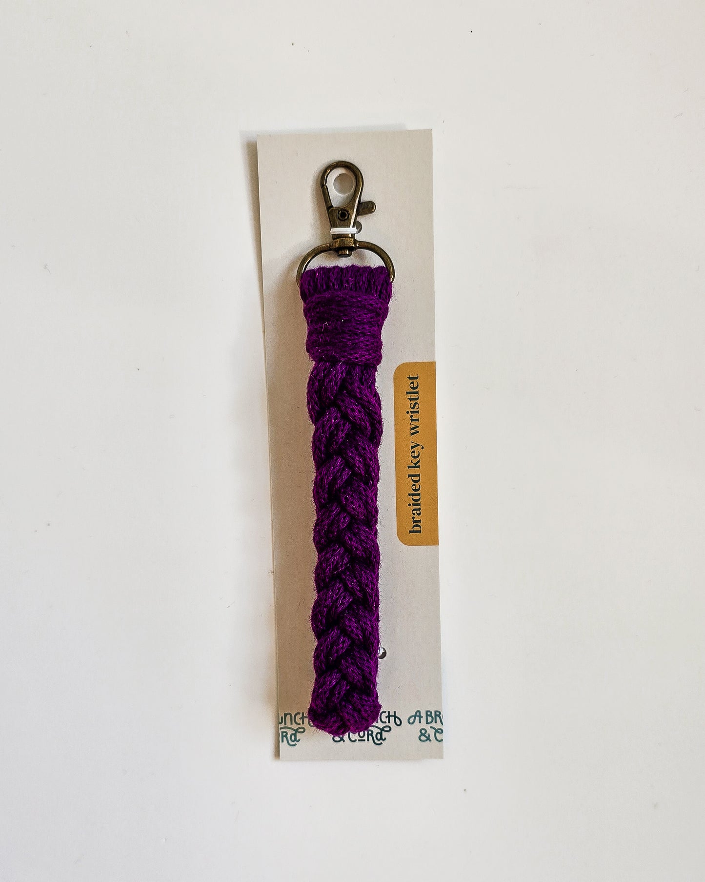 Macrame Braided Key Wristlet