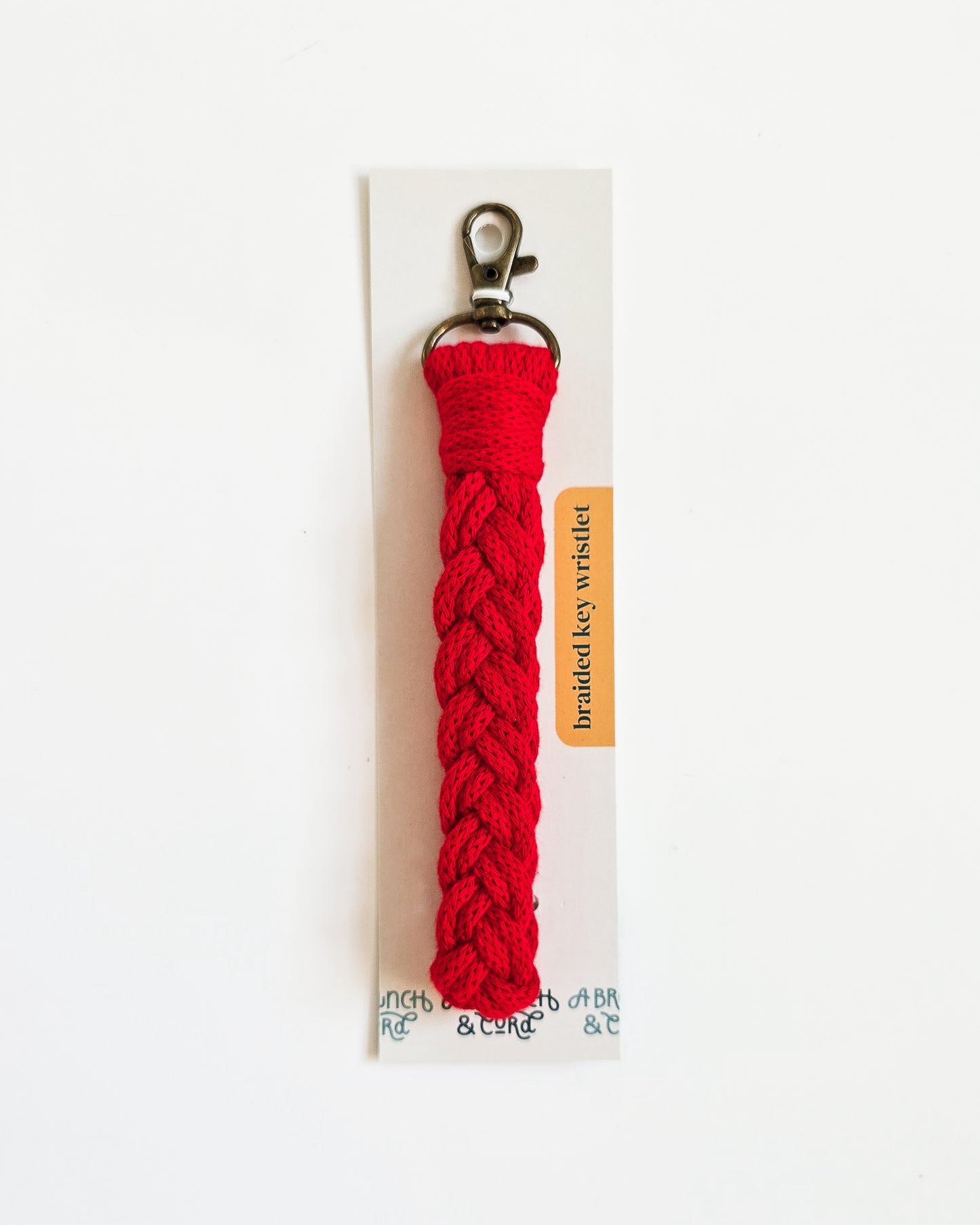Macrame Braided Key Wristlet