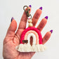 Rainbow diffuser keychain
