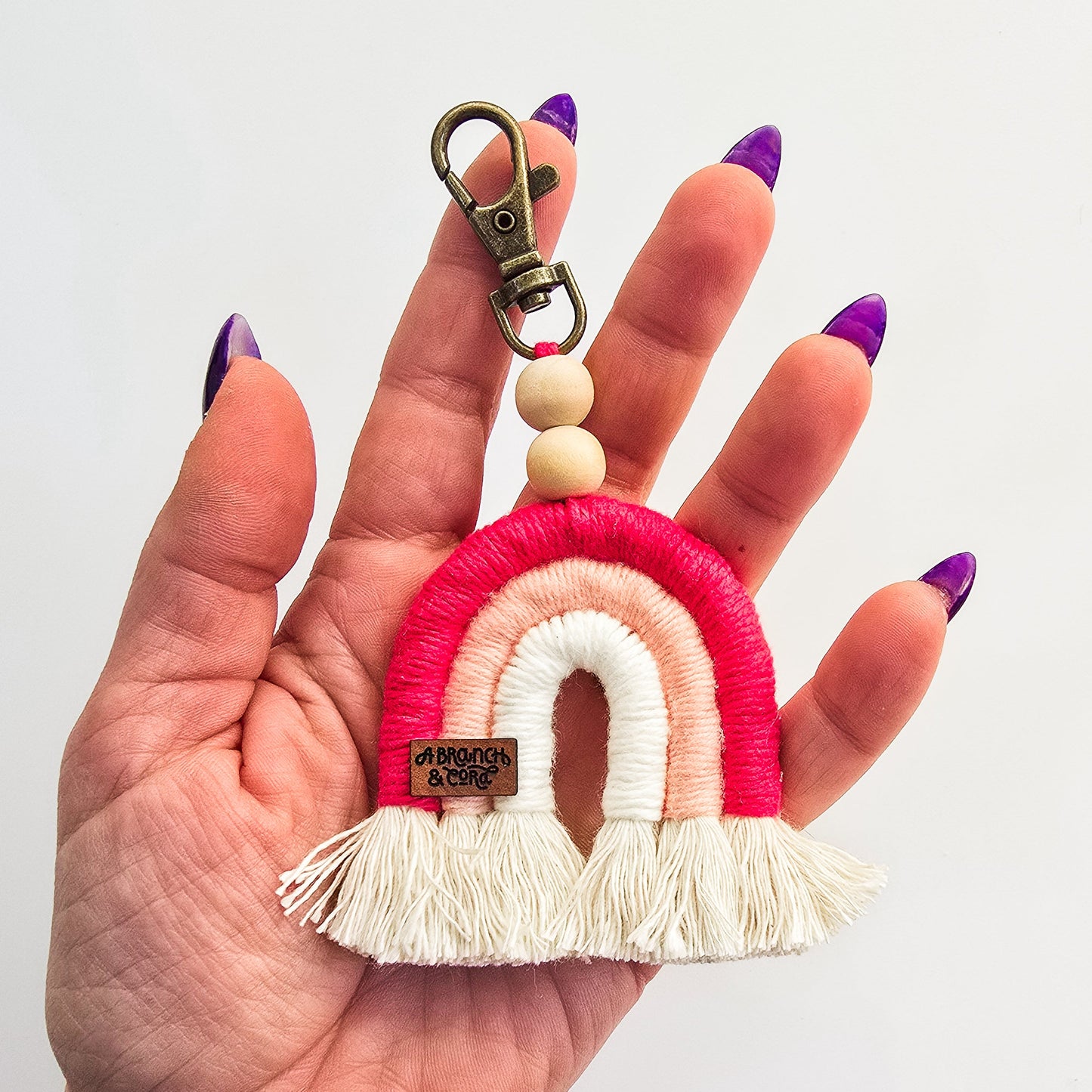 Rainbow diffuser keychain