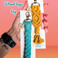 Macrame Knotted Keychain - Brights