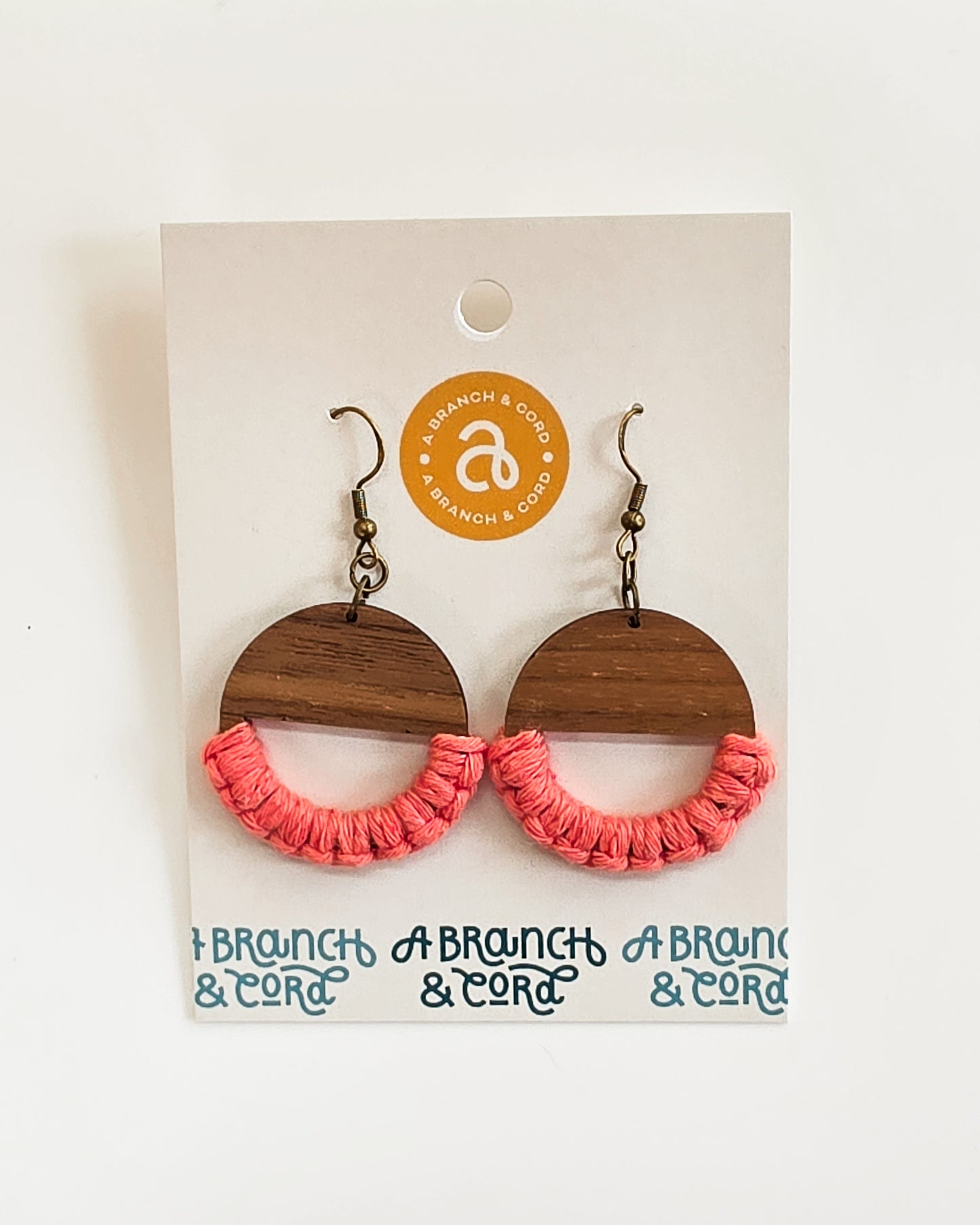 Macrame Knotted Earrings