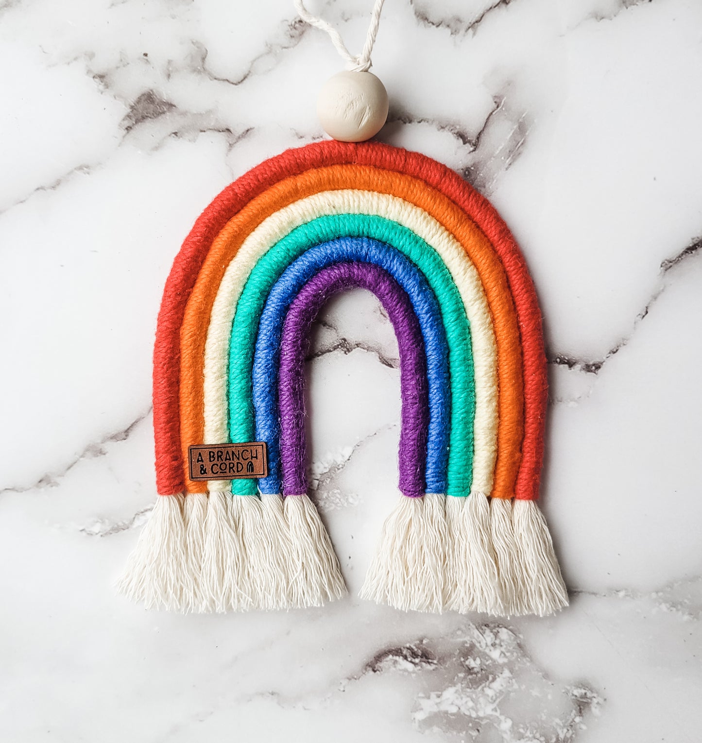 Macrame Rainbow Hanging Diffuser - Traditional/ Classic/ Pride