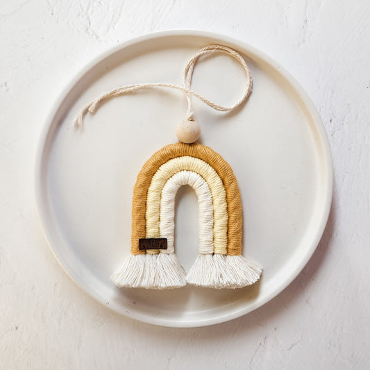 Macrame Rainbow Small Hanging Diffuser - Keegan