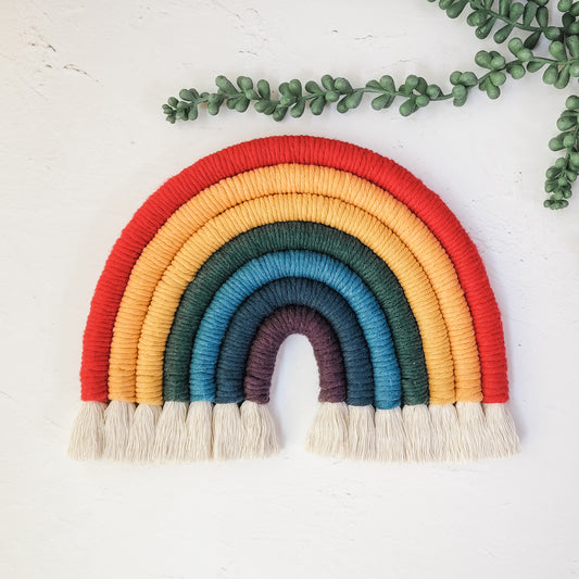 Macrame Wall Rainbow - Traditional/ Classic/ Pride