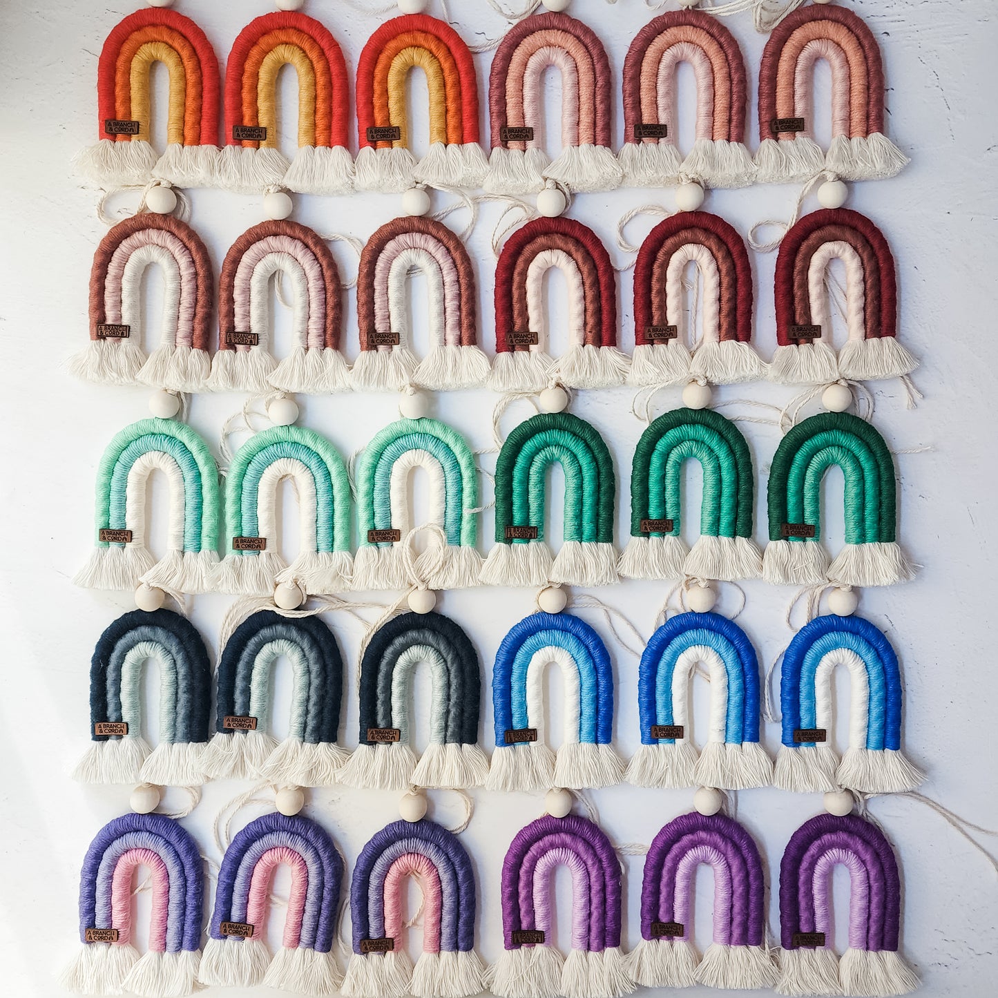 Macrame Fringe Earrings - Surprise color