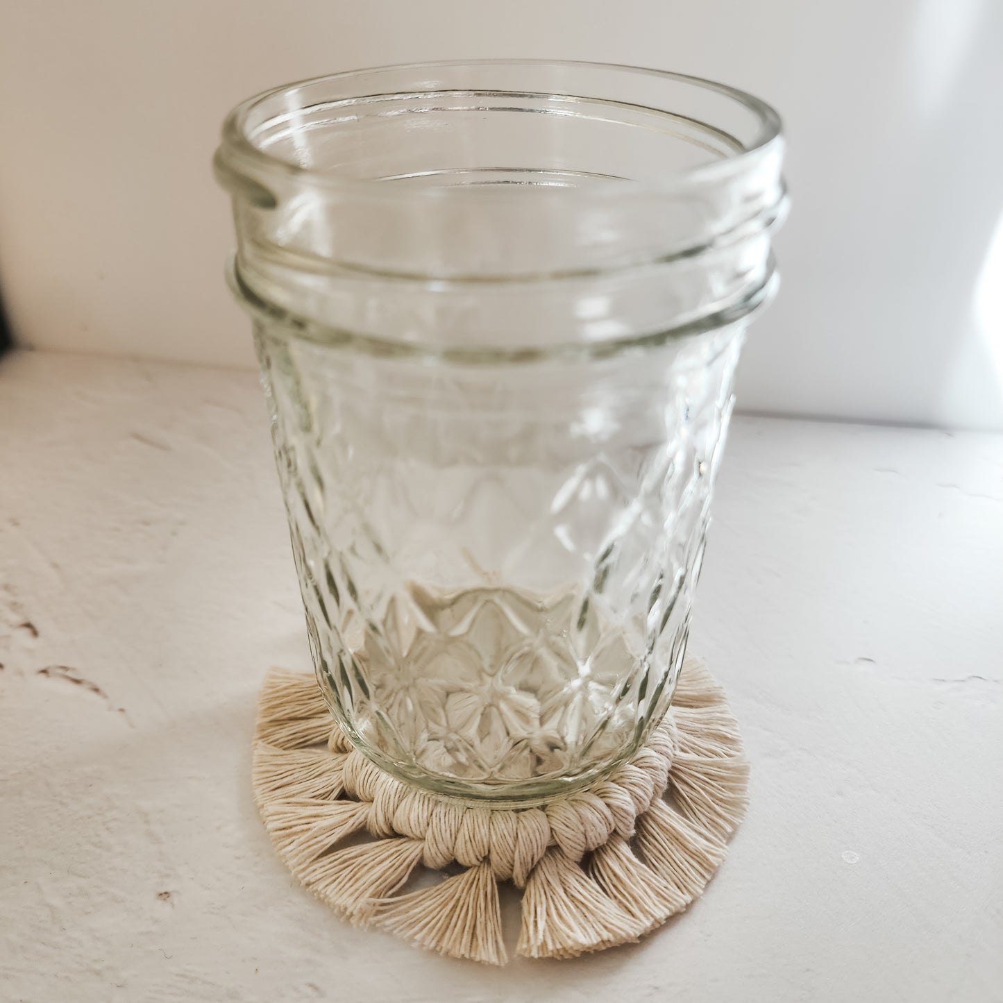 Macrame Mini Coasters - 4 pack