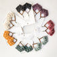 Macrame Fringe Earrings - Diamond