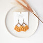 Macrame Fringe Earrings - Diamond