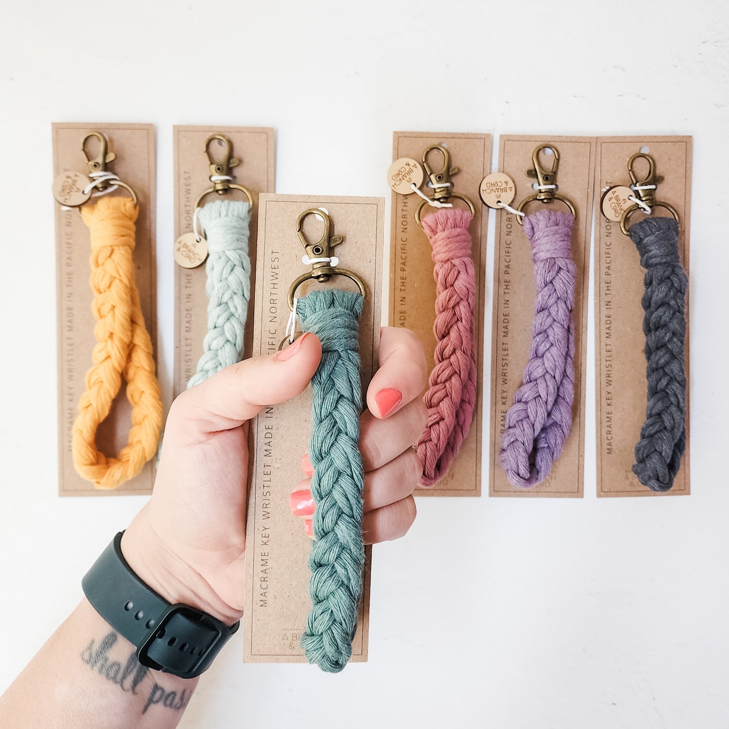 Macrame Braided Key Wristlets