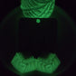 Macrame Fringe Earrings - Glow in the Dark
