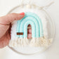 Macrame Rainbow Small Hanging Diffuser - Glow in the Dark