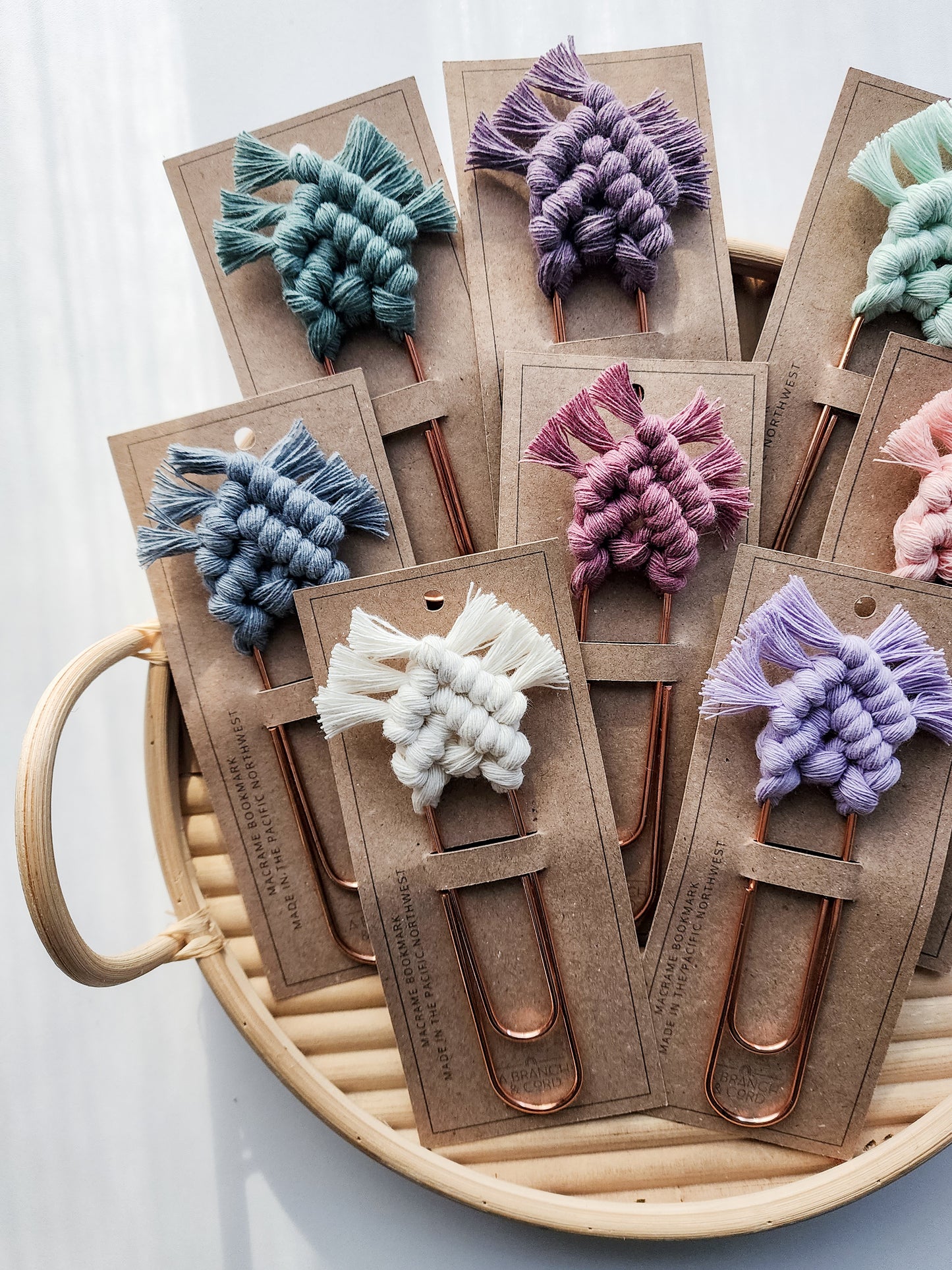 Macrame Pastel Bookmarks