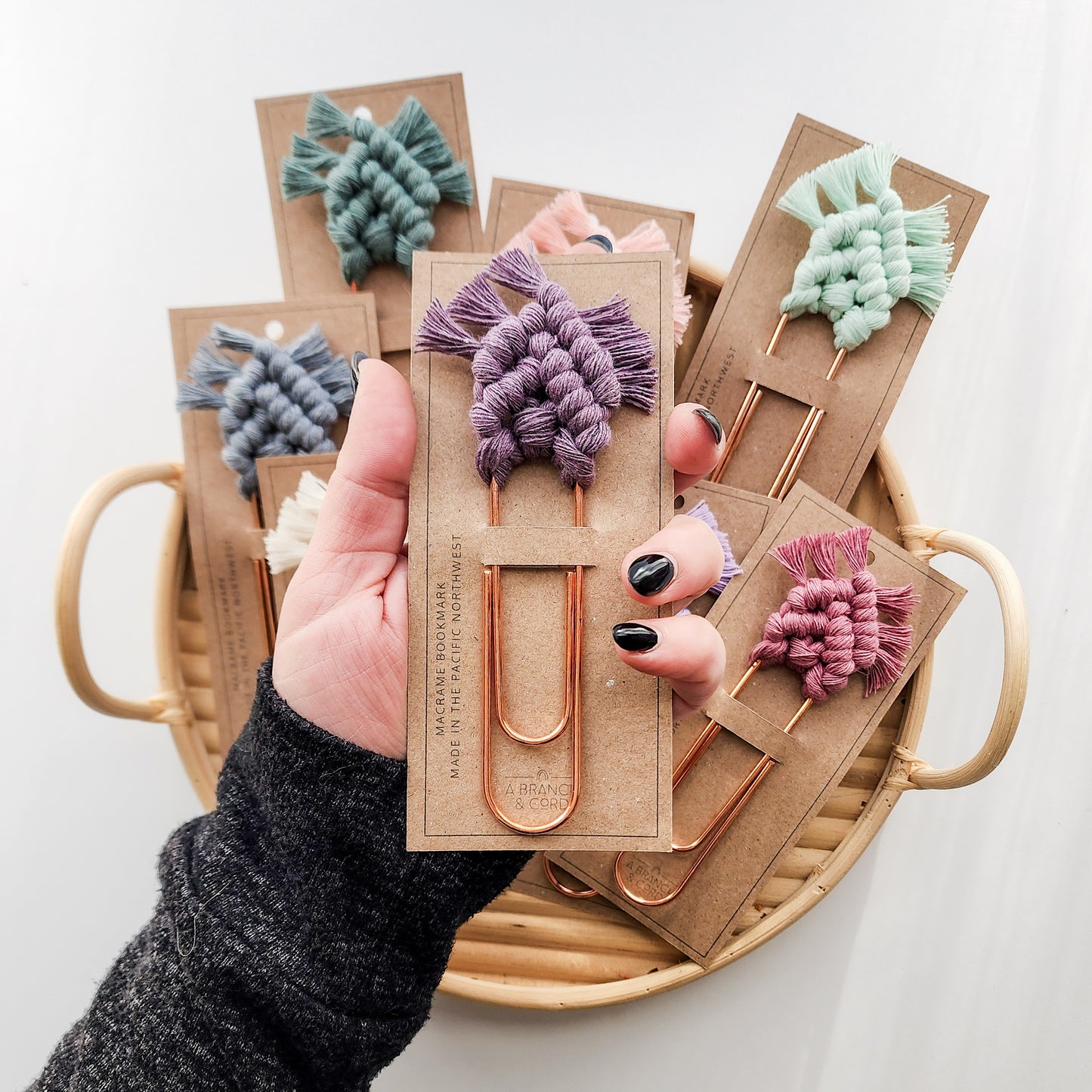 Macrame Pastel Bookmarks