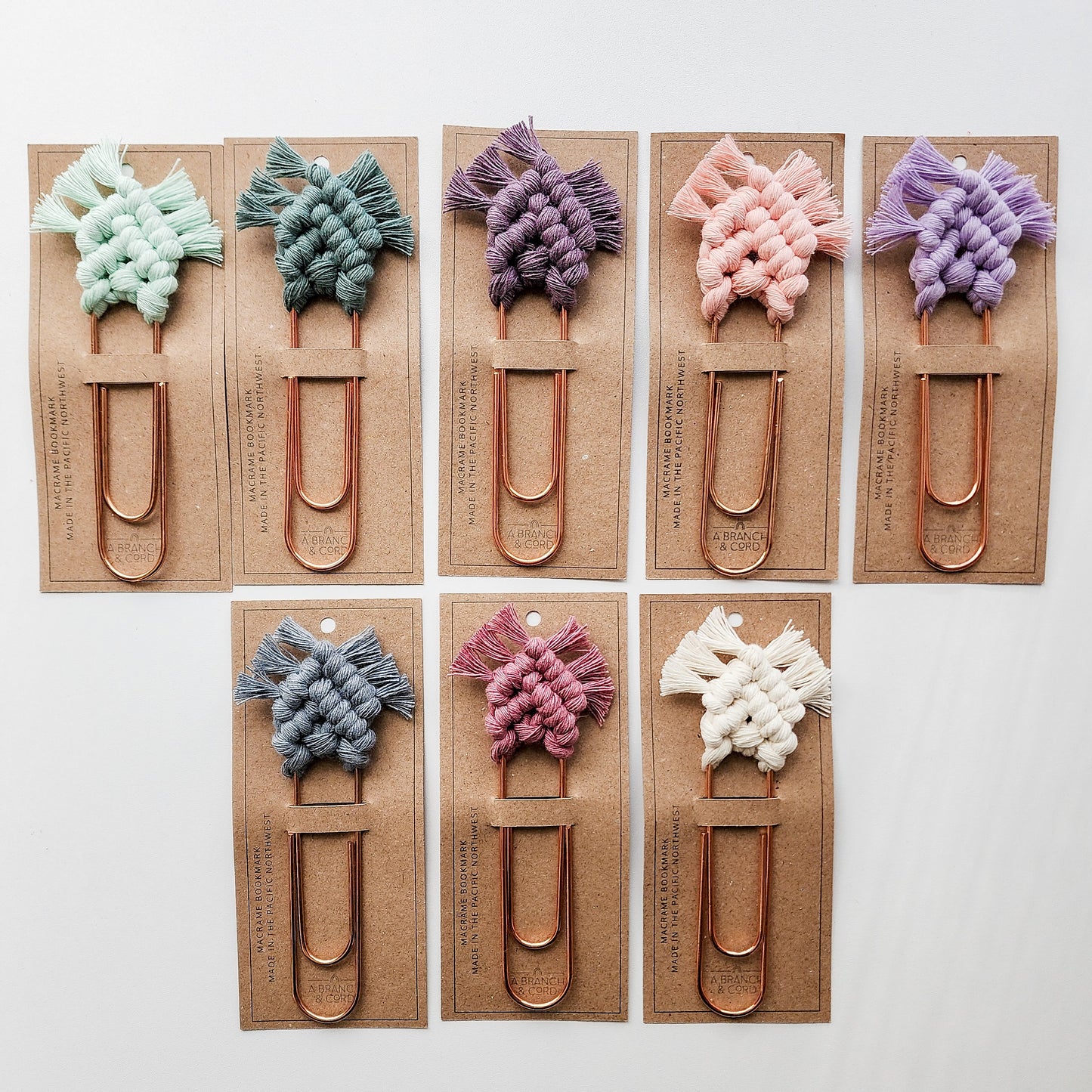 Macrame Pastel Bookmarks